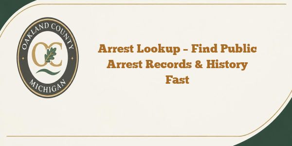Arrest Lookup – Find Public Arrest Records & History Fast