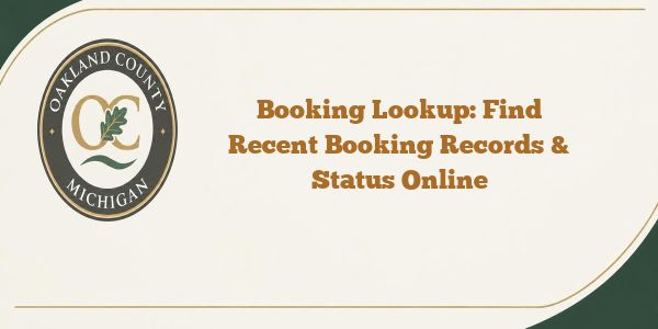 Booking Lookup: Find Recent Booking Records & Status Online